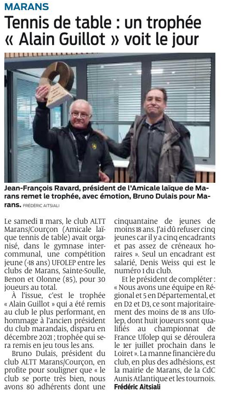 Journal Sud Ouest 08/03/2023